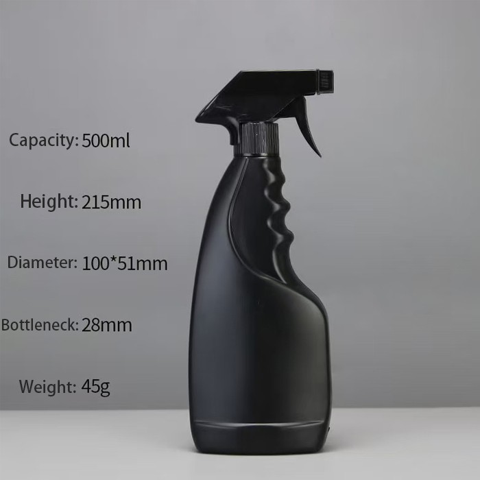 black spray bottle 500ml